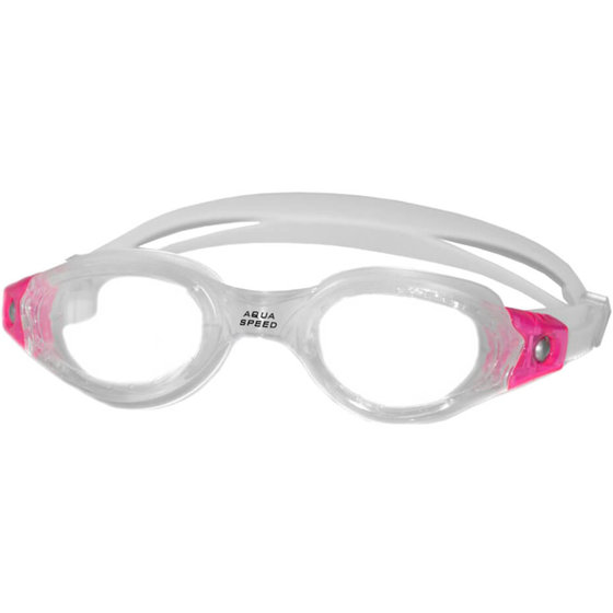 Schwimmbrille Aqua-Speed ​​​​Pacific weiß und pink 63