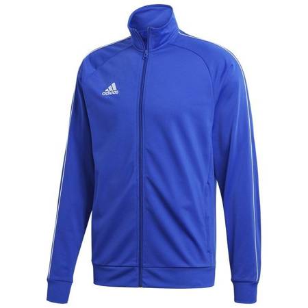 Herren Trainingssweatshirt adidas Core 18 blau ohne Kapuze M