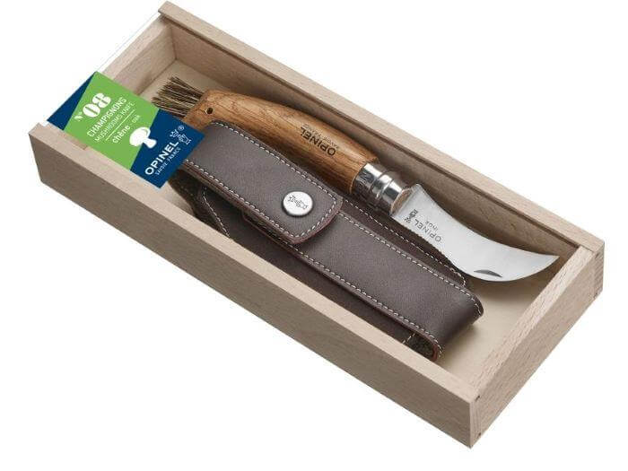 OPINEL Messer für Pilzsammler 08 Paket + Koffer 001327